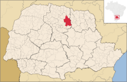 Location in Paraná