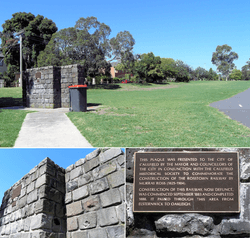 Rosstown railway plaque