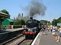 Steam Train, Corfe Castle Station 1