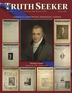 Thomas Paine commemorative issue of The Truth Seeker published January 2015