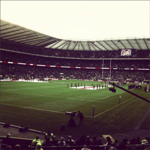 Twickenham Rugby Pitch - England vs Australia