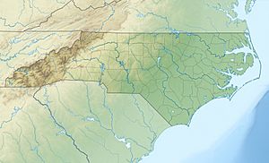 Dutchmans Creek (Uwharrie River tributary) is located in North Carolina