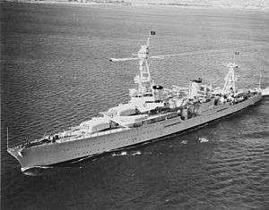 USS Houston (CA-30) off San Diego in October 1935