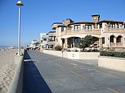 6th street and hermosa beach strand