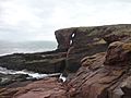 Arbroath Red Sandstone Cliffs