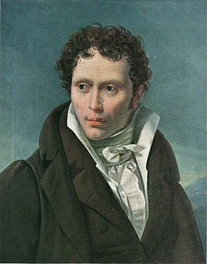 Arthur Schopenhauer Portrait by Ludwig Sigismund Ruhl 1815