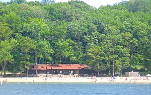 Beach house, Pokagon State Park