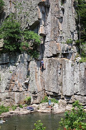 Climbing Near Ketterman WV USA