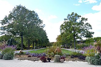 Entrance Plaza, Queens Botanical Garden.jpg