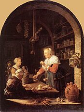 Gerard Dou - The Grocer's Shop - WGA06636