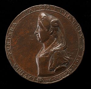 Lavinia Fontana, 1552-1614, Bolognese Painter obverse