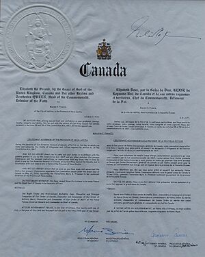 Lieutenant Governor's Commission of Appointment, 2006