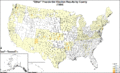 OtherPresidentialCounty1964Colorbrewer