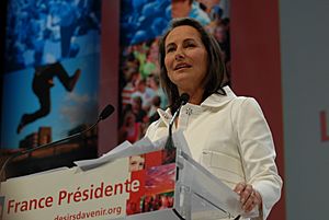 Ségolène Royal - Royal & Zapatero's meeting in Toulouse for the 2007 French presidential election 0627 2007-04-19