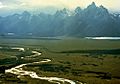 Snake River with Teton Range in background