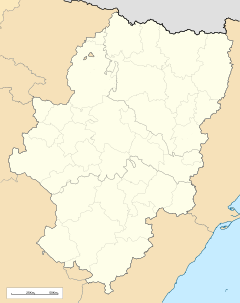 Loscertales is located in Aragon