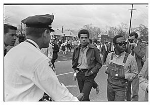 Students March Montgomery, 3-17-65