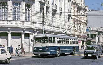 Valparaíso Pullman trolleybus 715