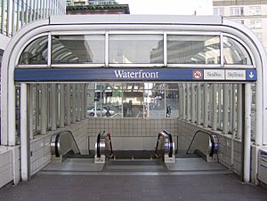 Waterfront stn skytrain enterance