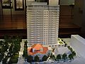 Architectural model condo highrise