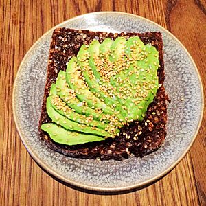 Avocado toast in Stockholm, Sweden