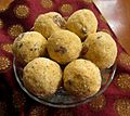 Besan Laddoo Sweets India cropped.jpg