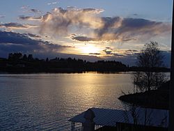 Burley Idaho Snake River Sunset