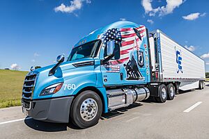 Continental Patriotic Truck