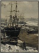 James McNeill Whistler - The Thames in Ice - Google Art Project