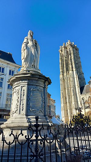 Margaret of austria statue