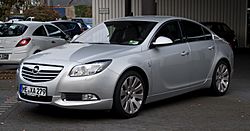 Opel Insignia 2.0 BiTurbo CDTI Sport OPC Line-Paket – Frontansicht, 3. April 2012, Velbert