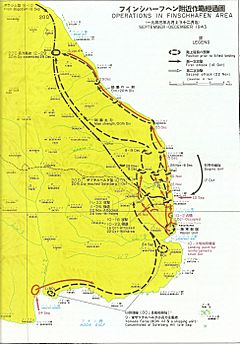 Operations in Finschhafen Area