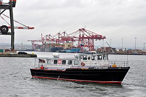 Patrol Boat Hocking in Newark Bay