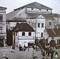 Przemyśl old synagogue crowd