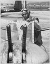 RETURN AT DAWN. T-Sgt. Charles W. Ledbetter, 705 East Stewart Avenue, Columbus, Ohio, is shown as he returned shortly... - NARA - 542358