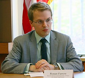 Ronan Farrow, Ukraine, 23 March 2012 (cropped) 