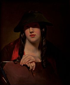 Thomas Sully - The Student (Rosalie Kemble Sully) - Google Art Project