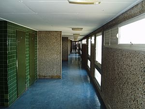 Trellick Tower aisle