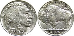 1935 Indian Head Buffalo Nickel