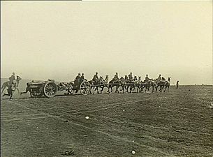 6inch26cwtHowitzer10HorsesMesopotamia1918