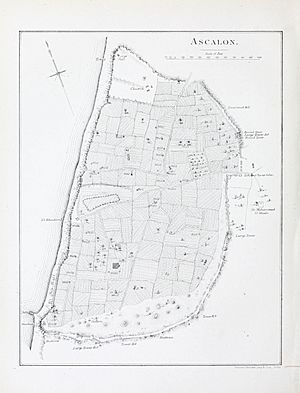 Ascalon from the 1871-77 Palestine Exploration Fund Survey of Palestine