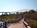 Attikamek Boardwalk and Sault Ste. Marie International Bridge