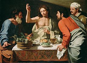 Attributed to Bartolomeo Cavarozzi (Italian) - The Supper at Emmaus - Google Art Project