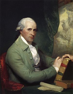 Benjamin West by Gilbert Stuart 1783-84