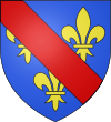 Blason duche fr Bourbon (moderne).svg