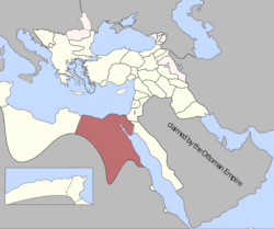 Location of Ottoman Egypt