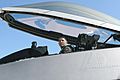 F-22 Raptor and pilot at Marine Corps Air Station Miramar 25 Jun 2010