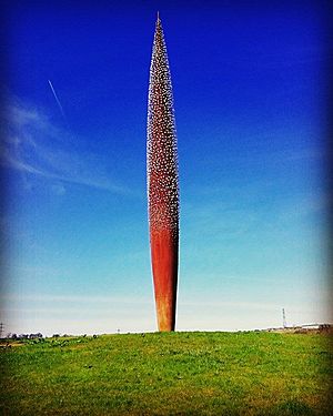 Golden Sculpture Stoke on Trent