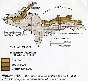 Jacobsville Sandstone Thickness