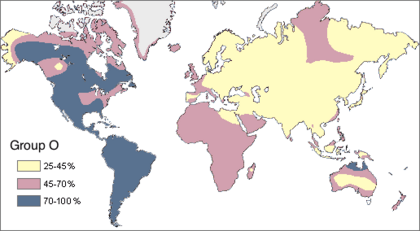 Map of Group O